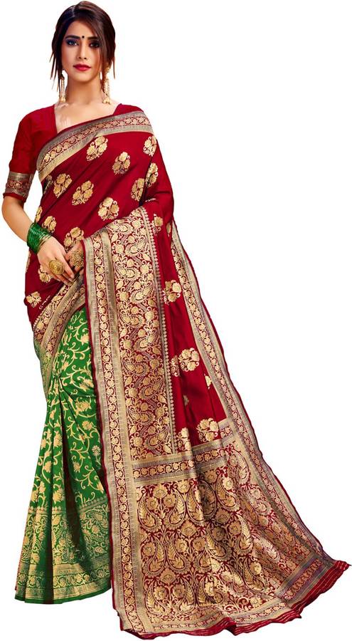 Self Design Fashion Jacquard Saree