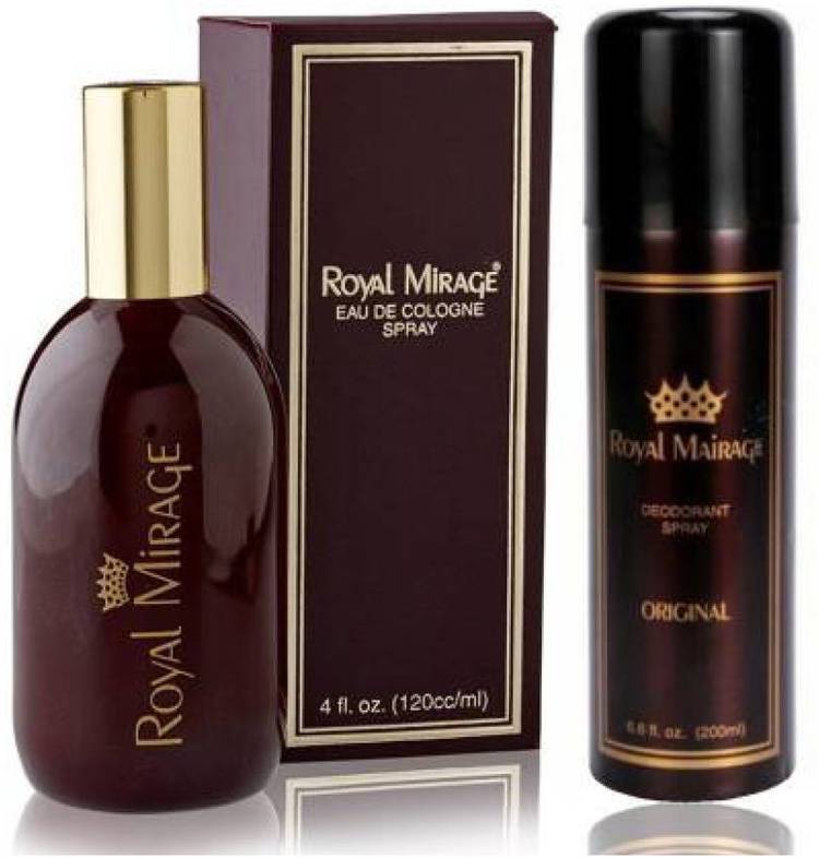 ROYAL MIRAGE Royal Original Deodorant Body Spray - For Men & Women(Pack of 2) Eau de Cologne  -  320 ml