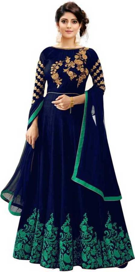 Women Gown Green Dress