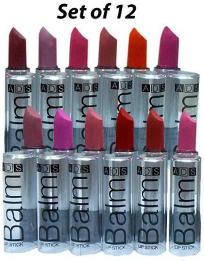 ads Coloria Combo Balm Matte Lipstick Set of 12 Price in India