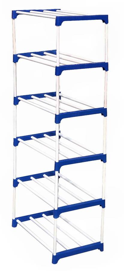 CMerchants BOOK SHELF-6RACK Metal Open Book Shelf
