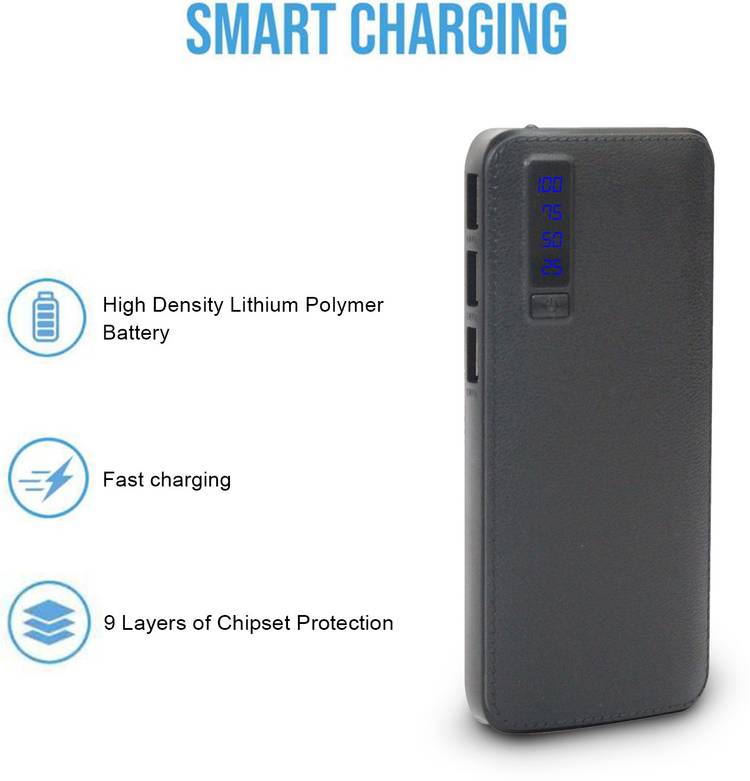 MOJOMIGADGET 10000 mAh Power Bank (Fast Charging)