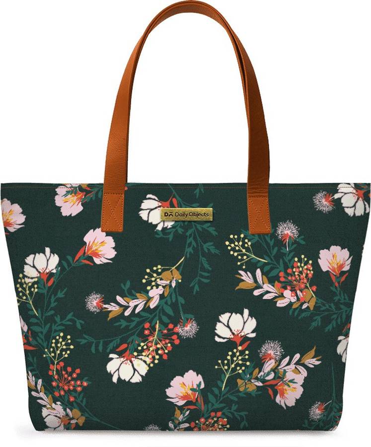 Women Green, White Tote