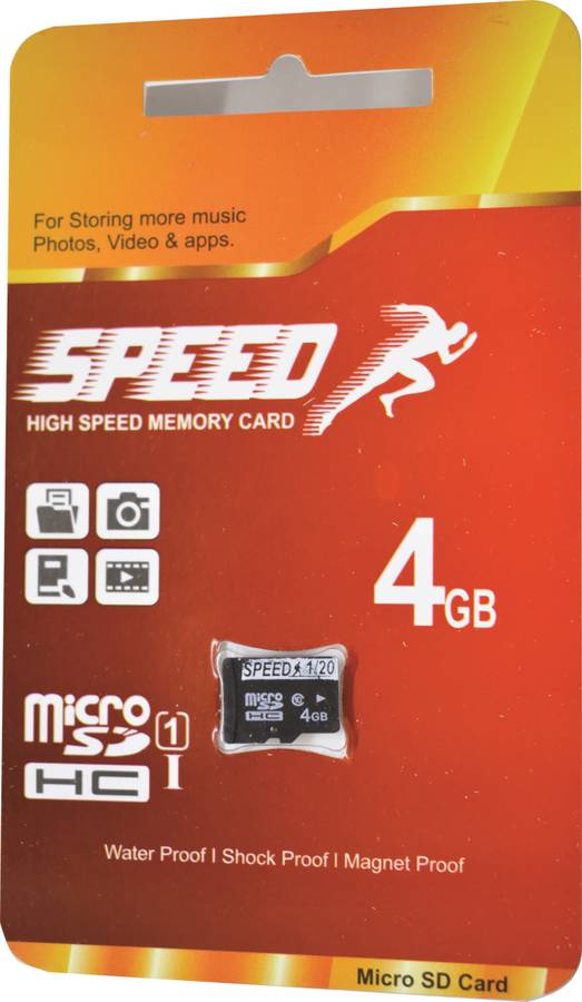 MMC Ultra U1 4 GB MicroSD Card Class 6 85 MB/s  Memory Card