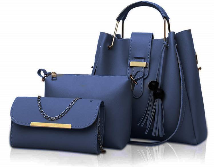 Women Blue Hand-held Bag