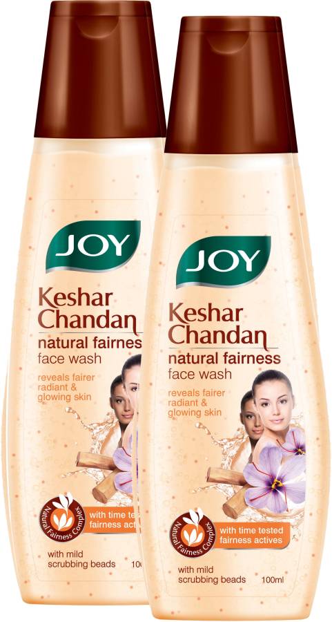 Joy Keshar Chandan Natural Fairness (Pack of 2 x 100ml) Face Wash Price in India
