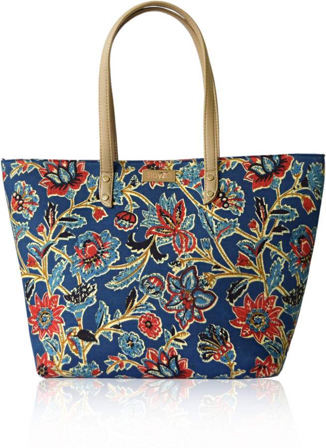 Women Blue Tote