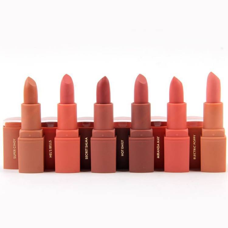MISS ROSE Pack of 6 Matte Lipstick (01) Price in India