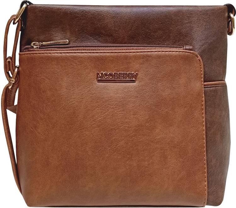 Women Brown, Tan Sling Bag