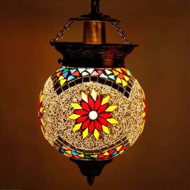 Luck n tuk New Decorative Mosaic Design Light Flush Mount Ceiling Lamp