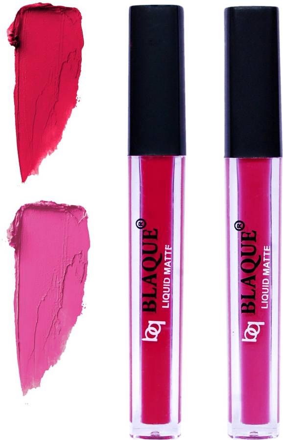 bq BLAQUE Matte Liquid Lip Gloss Combo of 2 # 104-110 Price in India