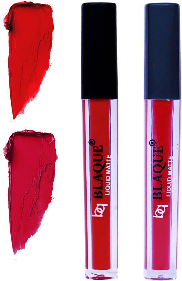 bq BLAQUE Matte Liquid Lip Gloss Combo of 2 Lipstick # 102-109 Price in India
