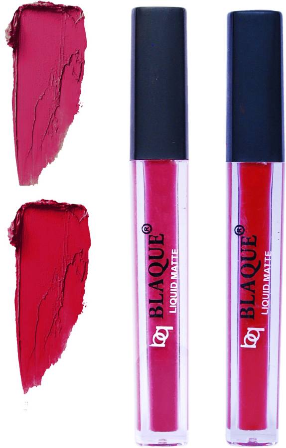 bq BLAQUE Matte Liquid Lip Gloss Combo of 2 Lipstick # 105-109 Price in India