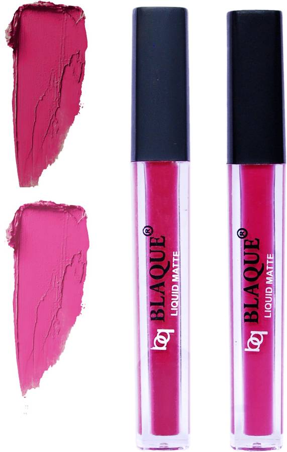 bq BLAQUE Matte Liquid Lip Gloss Combo of 2 Lipstick # 105-110 Price in India