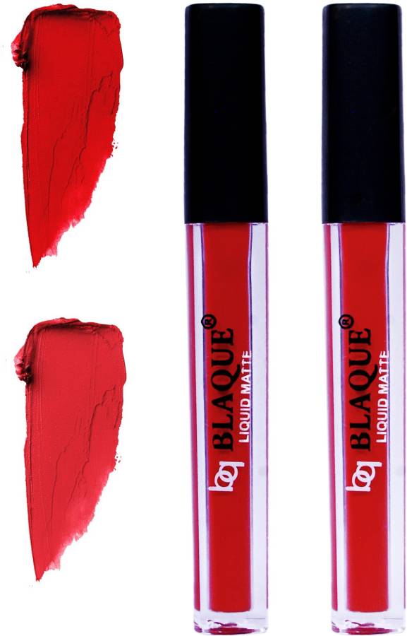 bq BLAQUE Matte Liquid Lip Gloss Combo of 2 Lipstick # 101-102 Price in India
