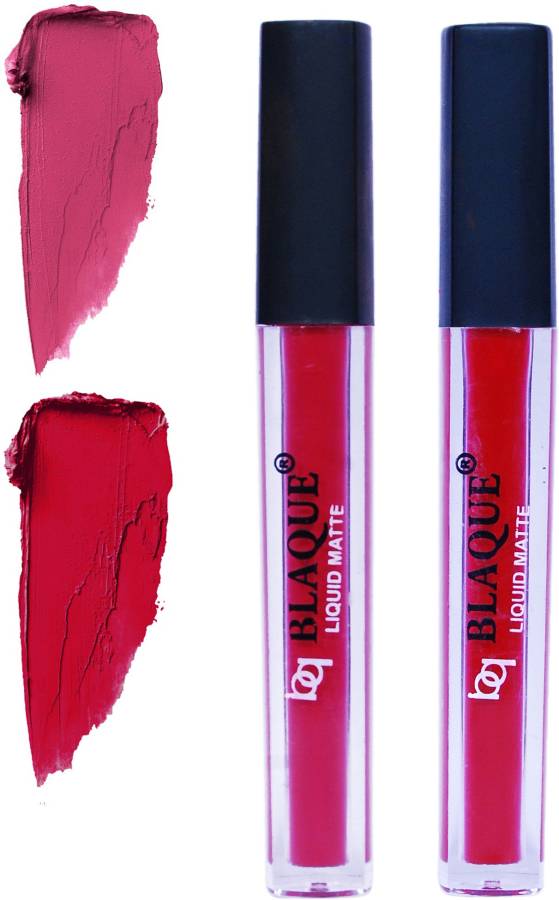 bq BLAQUE Matte Liquid Lip Gloss Combo of 2 Lipstick # 108-109 Price in India