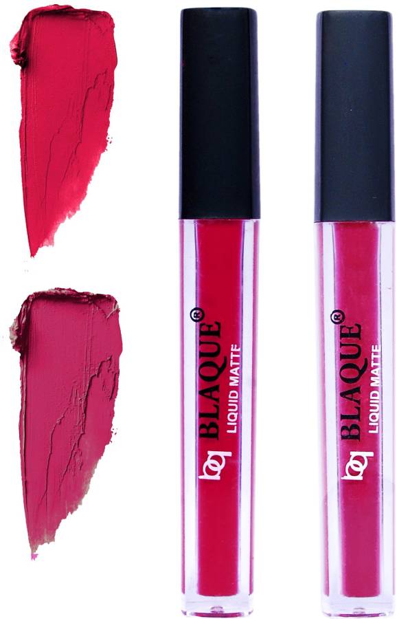 bq BLAQUE Matte Liquid Lip Gloss Combo of 2 Lipstick # 104-105 Price in India