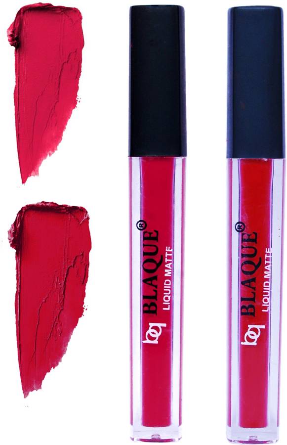 bq BLAQUE Matte Liquid Lip Gloss Combo of 2 Lipstick # 104-109 Price in India
