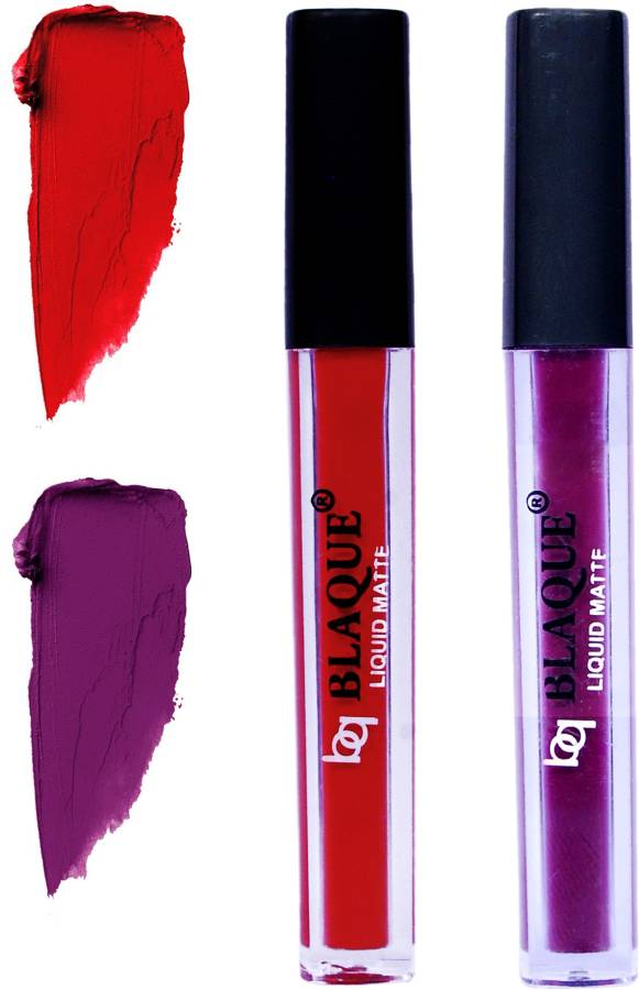 bq BLAQUE Matte Liquid Lip Gloss Combo of 2 Lipstick # 102-103 Price in India
