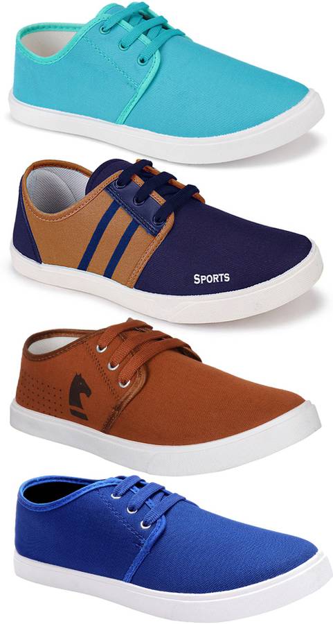 Combo Pack of 4 Latest Collection Stylish Casual Loafer Sneakers Shoes Sneakers For Men