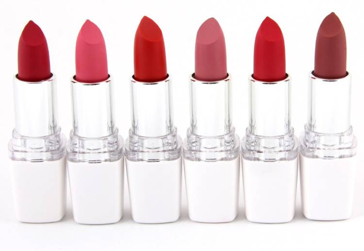 MISS ROSE Pack of 6 Matte Lipstick SB Price in India