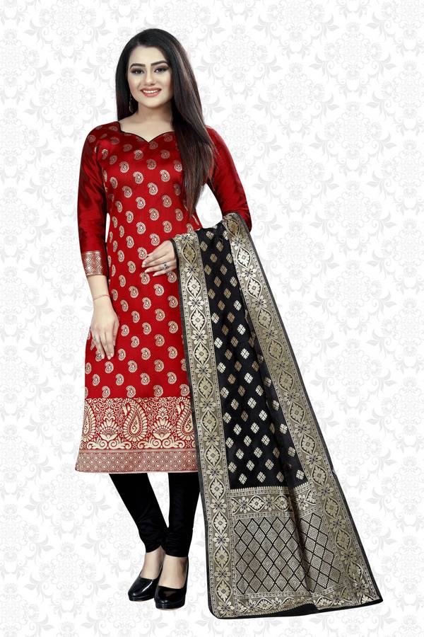 Divastri Cotton Silk Blend Paisley Salwar Suit Material