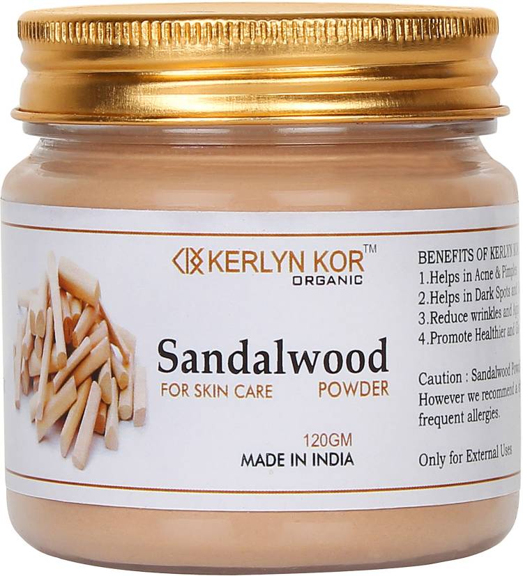 Kerlyn Kor Organic Sandalwood Powder for Face Pack - 120 gm Price in India