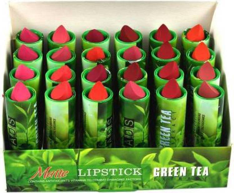ads Green Tea Extract Multi color Lipstick Set of 24 Price in India