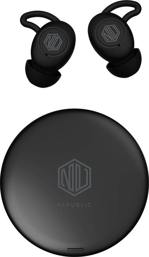 Nu Republic Jaxxbuds 3 True Wireless Earbuds Bluetooth with Upto 20hrs Playtime, Sweat and Water resistant Bluetooth Headset