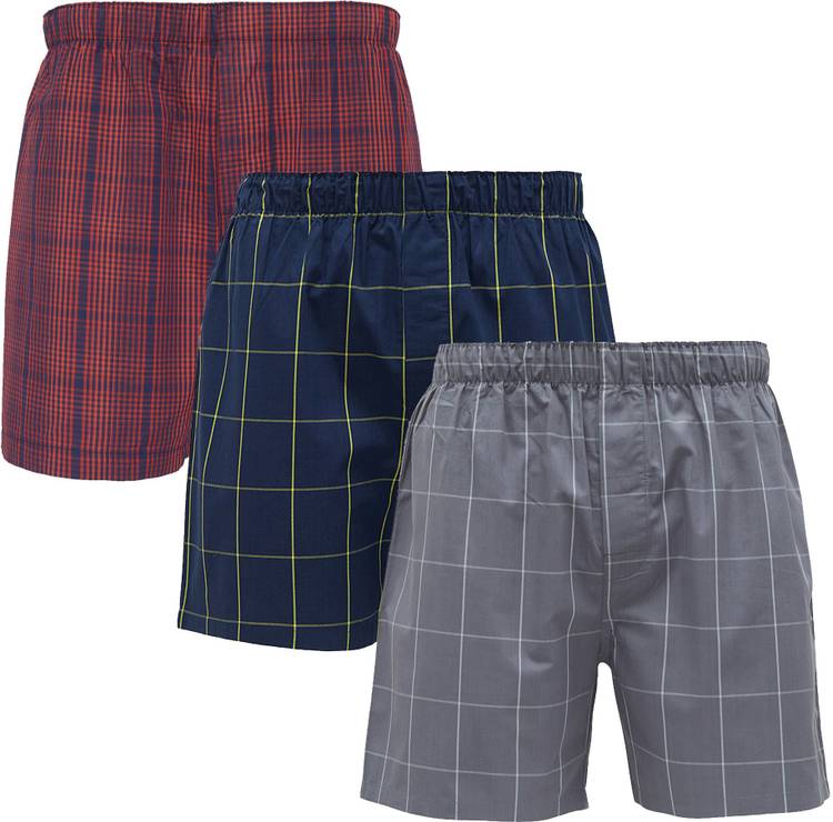 Super Combed Cotton Checkered Men Boxer