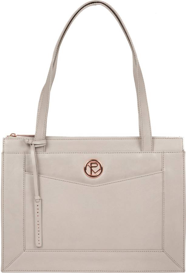 PL19-137-ZOFFANY-GREY Women Grey Shoulder Bag - Extra Spacious Price in India