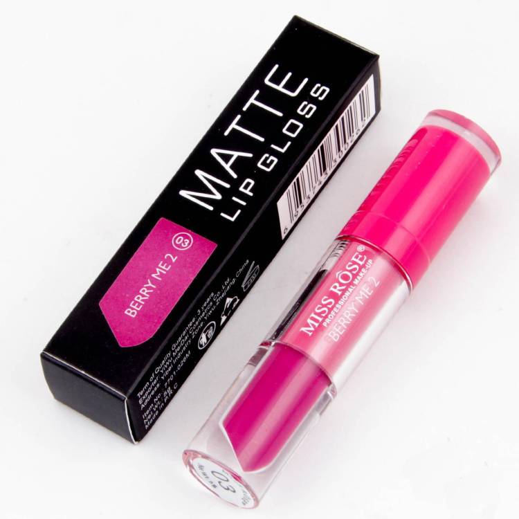 MISS ROSE Berry Me {2} Matte Lip Gloss [03] Price in India