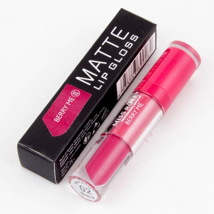 MISS ROSE Berry Me Matte Lip Gloss [02] Price in India