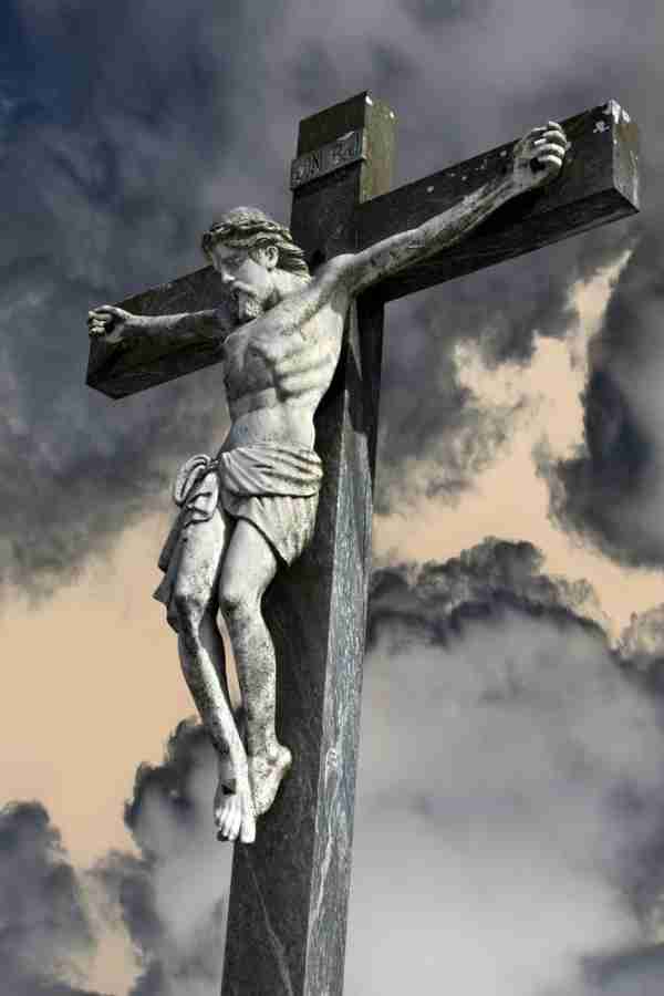 Jesus Christ dying on the cross wall sticker poster|god poster ...