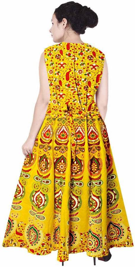 Women Maxi Yellow Dress