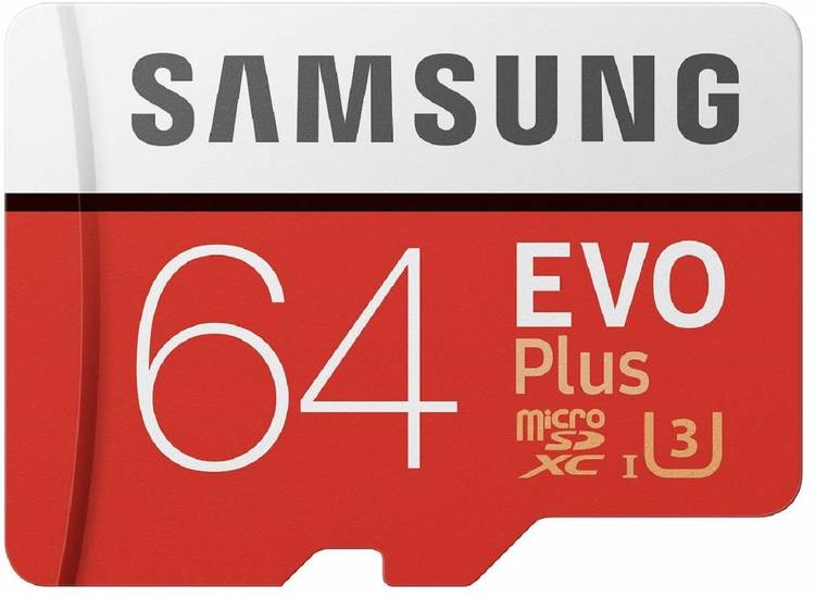 Samsung Original EVO Class 10 64 GB SD Card Class 10 100 MB/s  Memory Card