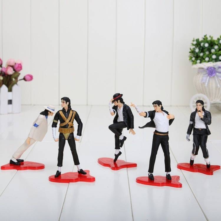 ACTION FIGURE SAMANIS 5pcs/set 12 CM Michael Jackson MJ Toy Figure Set