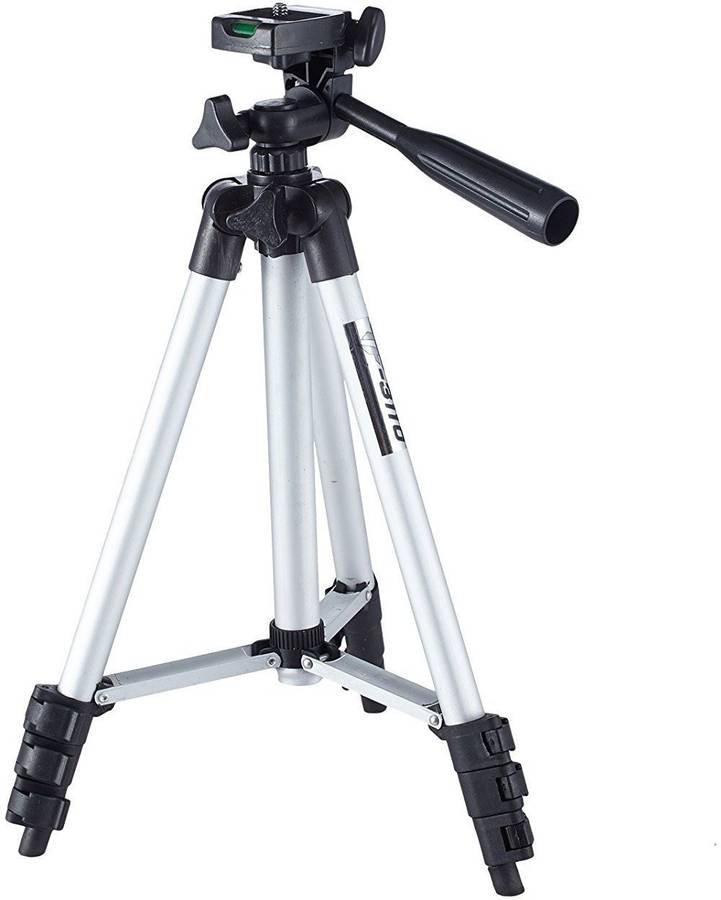 Techwire Tripod-3110 Portable Adjustable Aluminum Lightweight Camera Stand With Three-Dimensional Head & Quick Release Plate For Video Cameras and mobile Tripod  Tripod