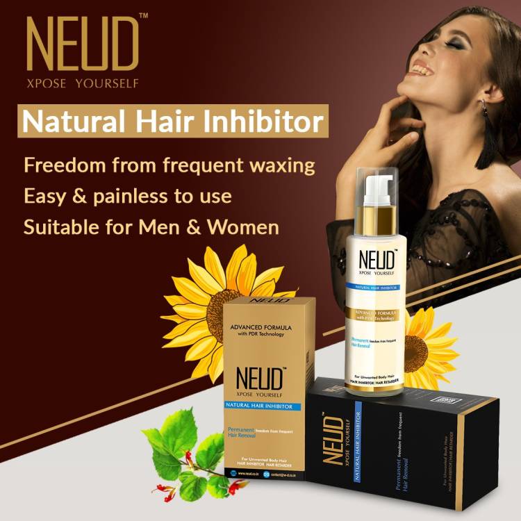 NEUD Natural Hair Inhibitor Permananent Hair Removal Cream Cream Price in India