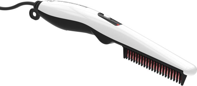 NMS TARDERAS Hair Styler V2 Beard Sideburns Mustache Comb and Straightener (Multicolor) Hair Straightener Brush Men's Electric Hair Styler V2 Beard Sideburns Mustache Comb and Straightener (Multicolor) Hair Straightener Brush (White) Hair Straightener Price in India