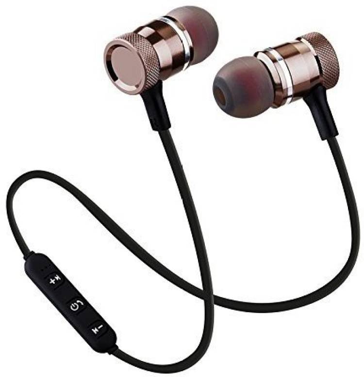 NEWNOVO Sports Bluetooth Magnet Headset with Mic Bluetooth Headset