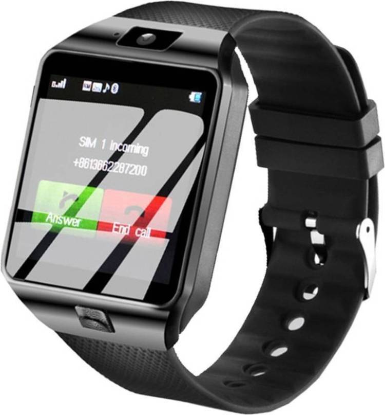 Rock DZ09 Black Android, 4G calling Smartwatch Price in India