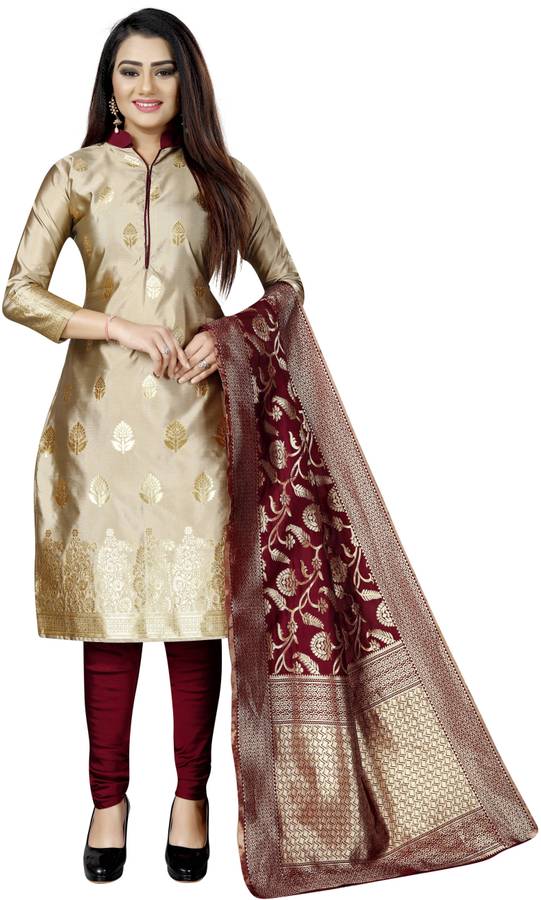 MANJULA SAREE Brocade Self Design Salwar Suit Material