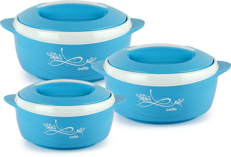 Cello Sapphire Pack of 3 Thermoware Casserole Set