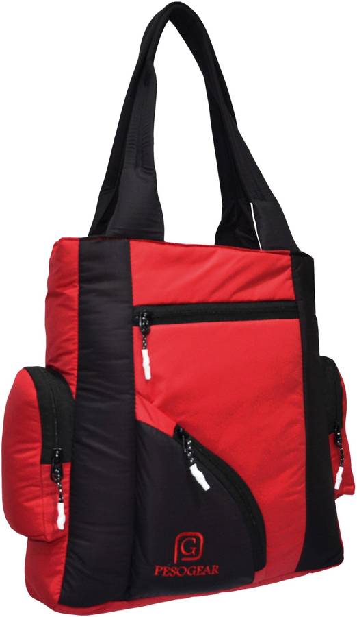 Women Red, Black Tote