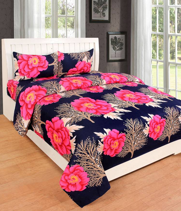 BADOTI 160 TC Cotton Double Printed Bedsheet