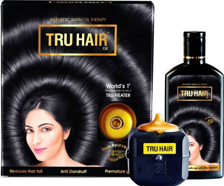 TRU HAIR with TRU HEATER AYURVEDIC Hair Oil