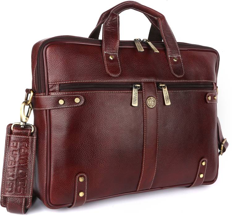 Hammonds Flycatcher Original Bombay Brown Leather Laptop Messenger Bag (L=39,H=29, B=9 cm) LB152BRWN Messenger Bag