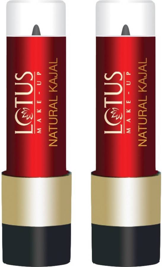 LOTUS MAKE - UP Natural Kajal (Pack of 2) Price in India