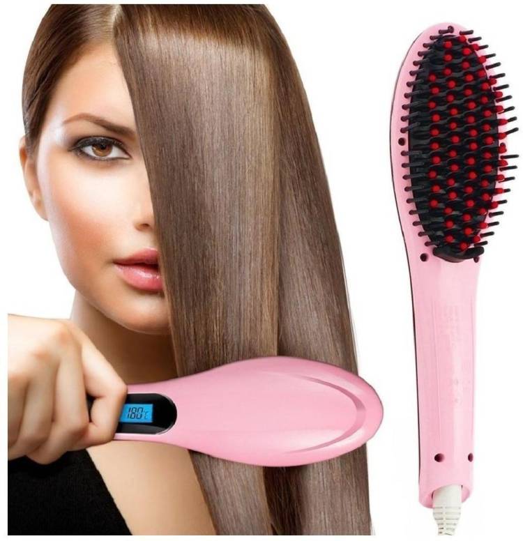 Rexmon Hair Straightener Professional Digital Hair Brush RM013 Hair Straightener Brush Price in India